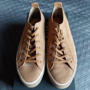 Aldo Brand New Never Worn Tan Suede Sneakers Size 9.